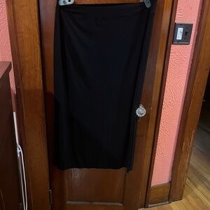 J. Jill Classic Black Maxi Skirt Wearever